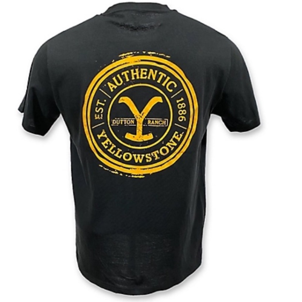 Yellowstone Men's Pocket Short-Sleeve T-Shirt  NWOT